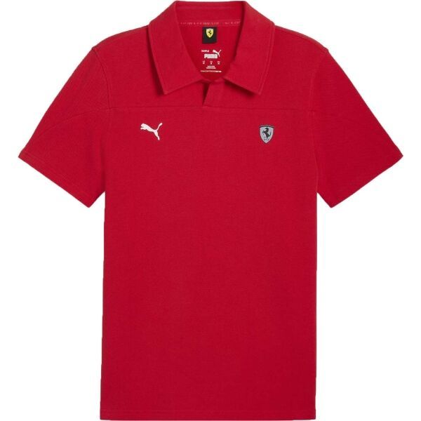Puma Puma FERRARI STYLE POLO Мъжка тениска с якичка, червено, размер