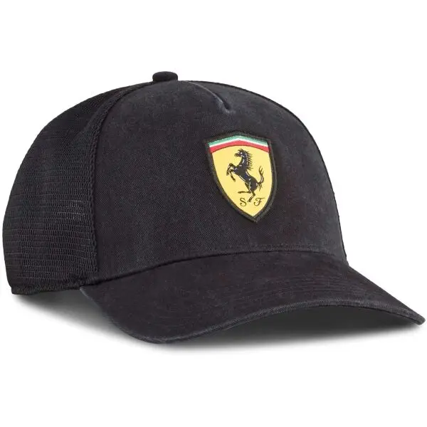 Puma Puma FERRARI TRUCKER CAP Шапка с козирка, черно, размер