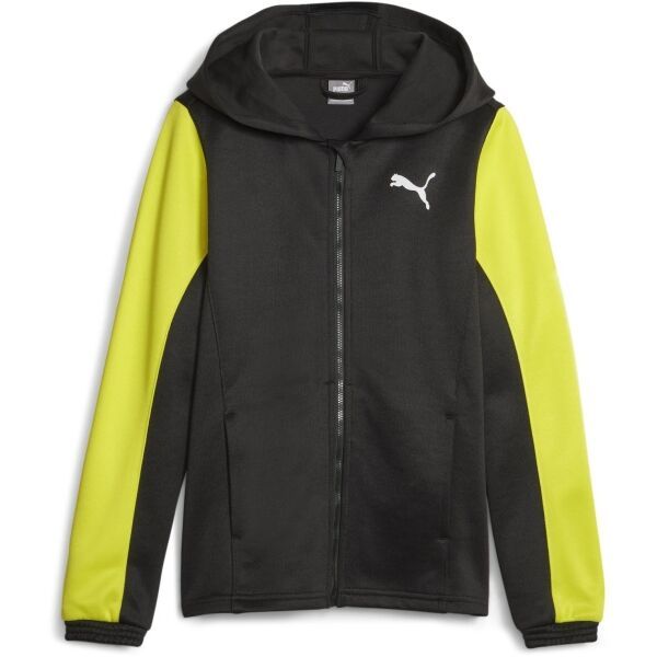 Puma Puma FIT FULL-ZIP JACKET Яке за момчета, черно, размер