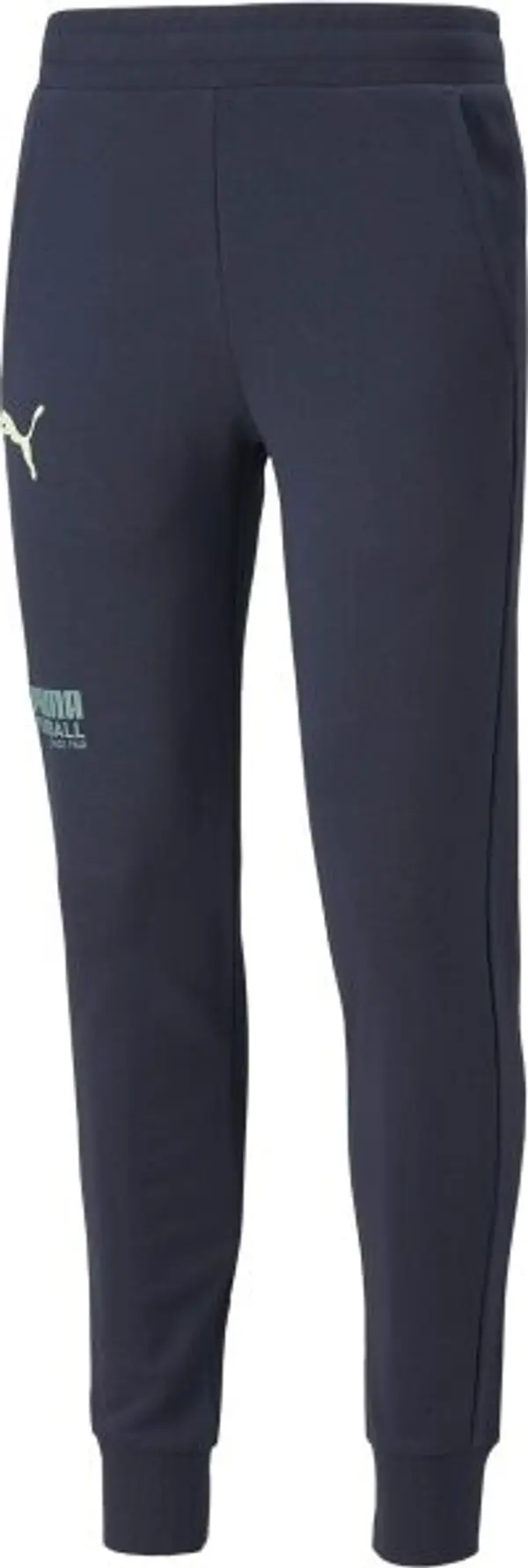 Puma Puma FUßBALL STREET PANTS Мъжко спортно долнище за футбол, тъмносин, размер