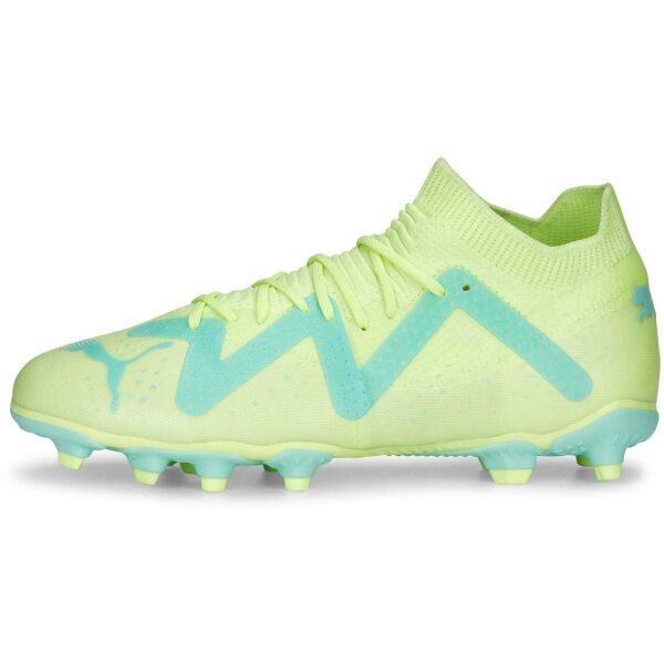 Puma Puma FUTURE MATCH FG/AG JR Детски футболни бутонки, светло-зелено, размер 33