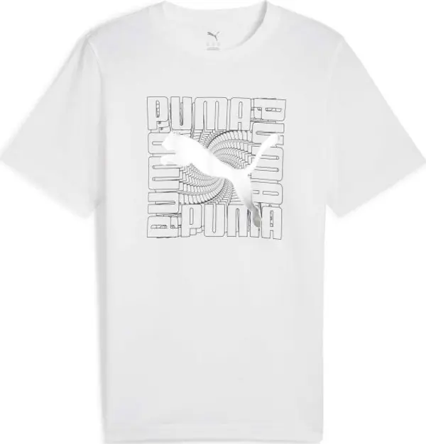 Puma Puma GRAPHIC FOIL TEE Мъжка тениска, сиво, размер