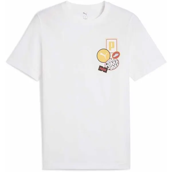 Puma Puma GRAPHIC ICON TEE Мъжка тениска, бяло, размер