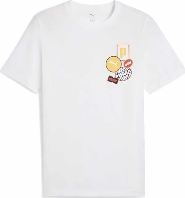 Puma Puma GRAPHIC ICON TEE Мъжка тениска, бяло, размер