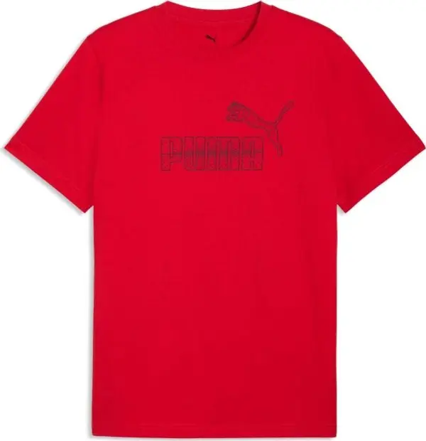 Puma Puma GRAPHIC NO.1 LOGO TEE Мъжка тениска, червено, размер