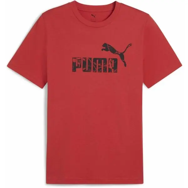Puma Puma GRAPHIC NO.1 LOGO TEE Мъжка тениска, червено, размер