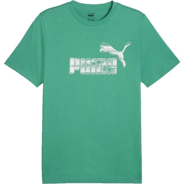 Puma Puma GRAPHIC NO.1 LOGO TEE Мъжка тениска, зелено, размер