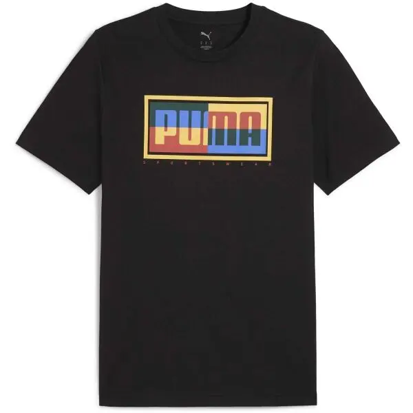 Puma Puma GRAPHIC PUMA GOX TEE Мъжка тениска, черно, размер