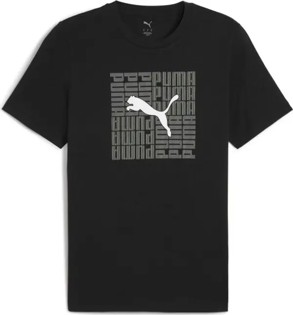 Puma Puma GRAPHIC PUMA WORDING TEE Мъжка тениска, черно, размер