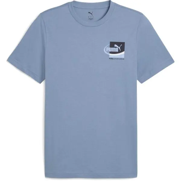 Puma Puma GRAPHIC SMALL BOX TEE Мъжка тениска, светлосиньо, размер