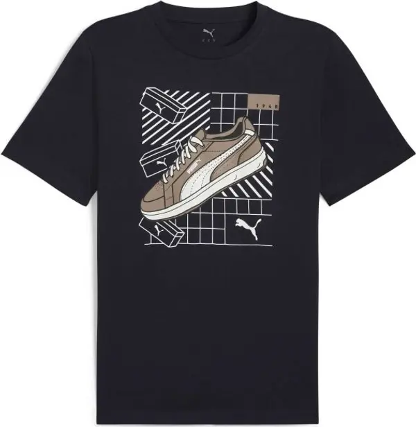 Puma Puma GRAPHIC SNEAKER TEE Мъжка тениска, тъмносин, размер