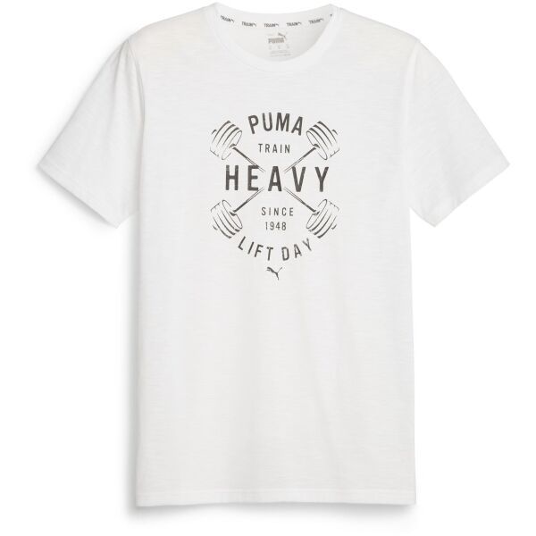 Puma Puma GRAPHIC TEE Мъжка тениска, бяло, размер
