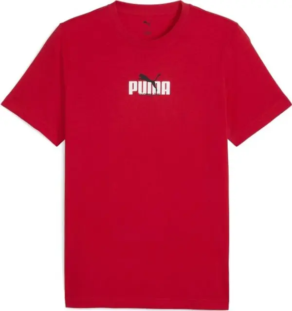 Puma Puma GRAPHIC WORDING TEE Мъжка тениска, червено, размер