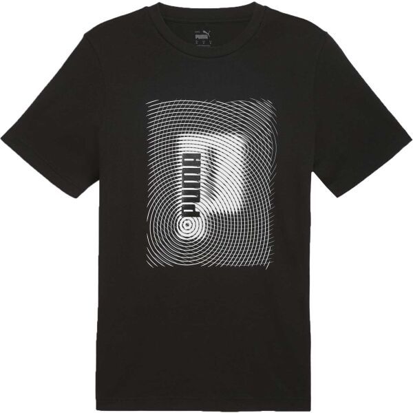 Puma Puma GRAPHICS EXECUTION TEE Мъжка тениска, черно, размер