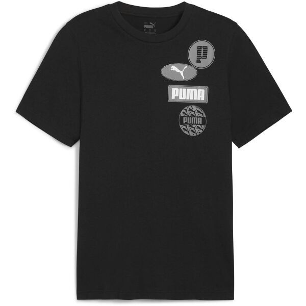 Puma Puma GRAPHICS ICON TEE Мъжка тениска, черно, размер