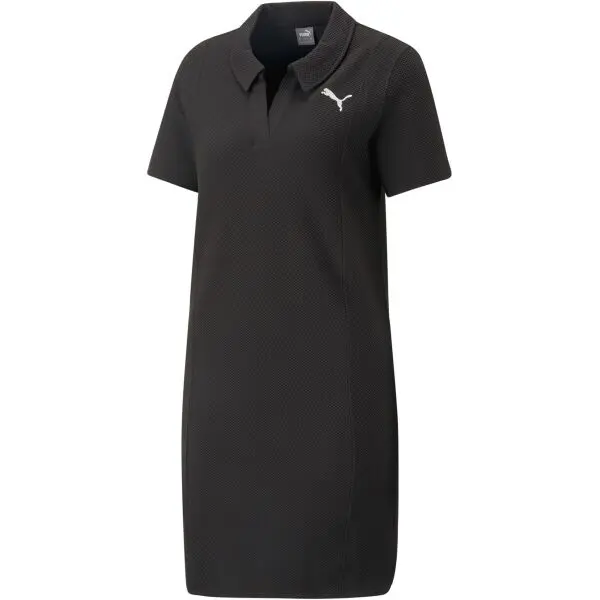 Puma Puma HER POLO DRESS Дамска рокля, черно, размер