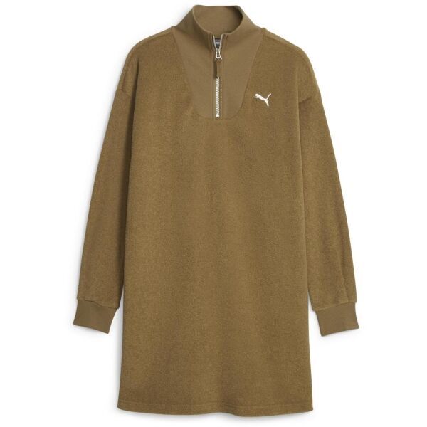 Puma Puma HER WINTERIZED TOP Дамски суитшърт, кафяво, размер