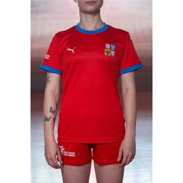 Puma Puma HOME JERSEY W Дамска фланелка за хандбал, червено, размер