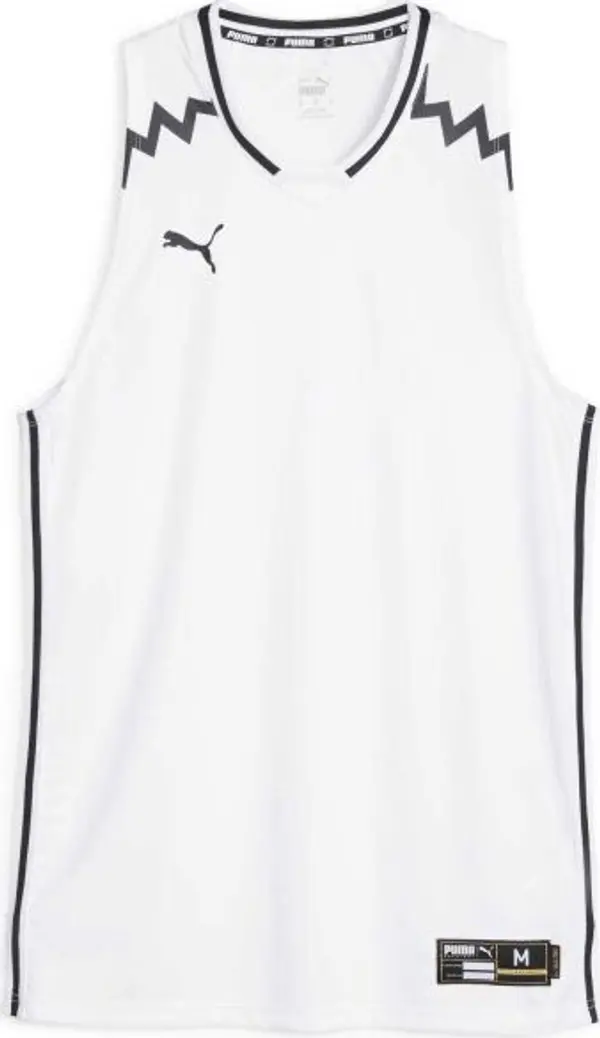 Puma Puma HOOPS TEAM GAME JERSEY Мъжки екип, бяло, размер