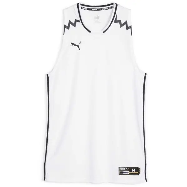 Puma Puma HOOPS TEAM GAME JERSEY Мъжки екип, бяло, размер