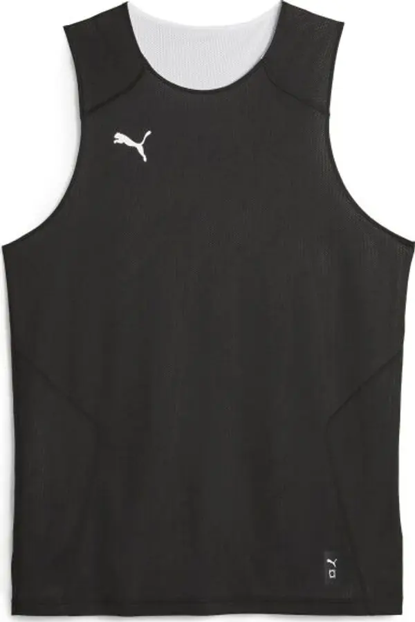 Puma Puma HOOPS TEAM REVERSE PRACTICE JERSEY Мъжка фланелка за баскетбол, черно, размер