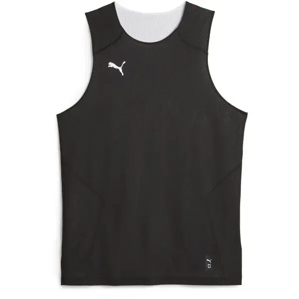 Puma Puma HOOPS TEAM REVERSE PRACTICE JERSEY Мъжка фланелка за баскетбол, черно, размер