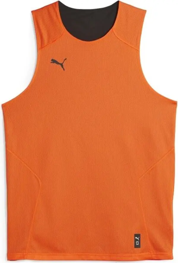 Puma Puma HOOPS TEAM REVERSE PRACTICE JERSEY Мъжка фланелка за баскетбол, оранжево, размер