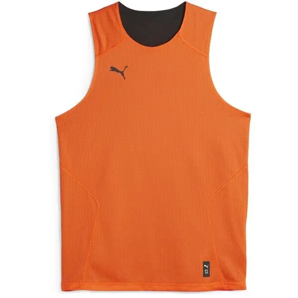 Puma Puma HOOPS TEAM REVERSE PRACTICE JERSEY Мъжка фланелка за баскетбол, оранжево, размер XXXL