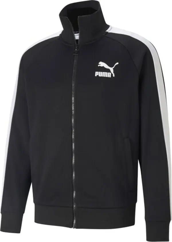 Puma Puma ICONIC T7 TRACK JACKET Мъжки суитшърт, черно, размер