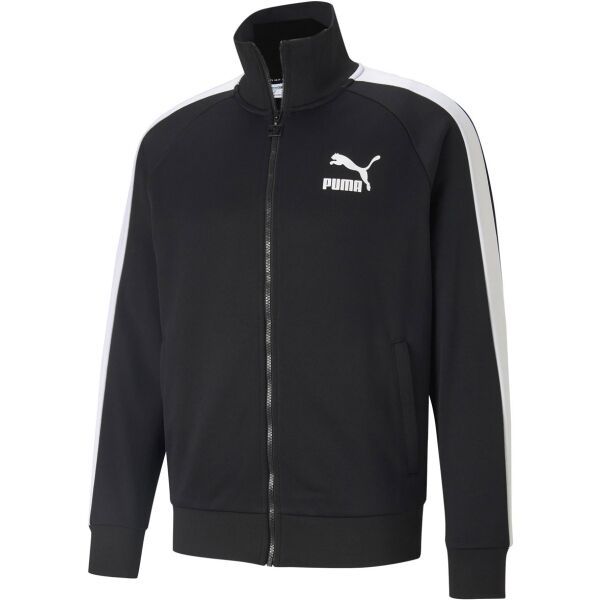 Puma Puma ICONIC T7 TRACK JACKET Мъжки суитшърт, черно, размер
