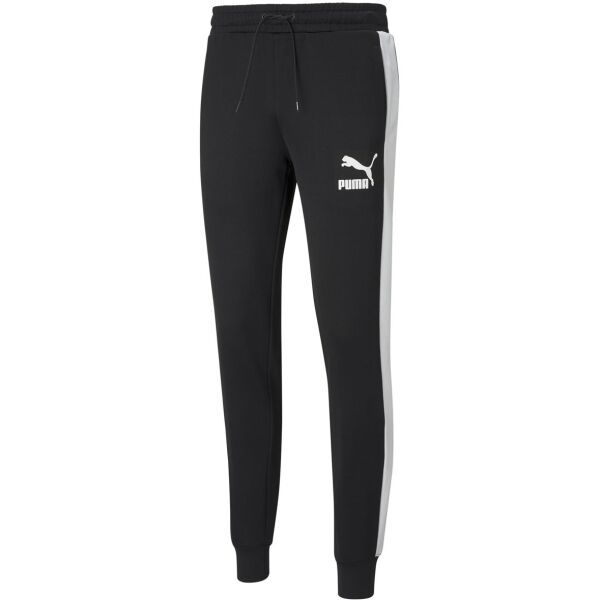 Puma Puma ICONIC T7 TRACK PANTS Мъжко долнище, черно, размер