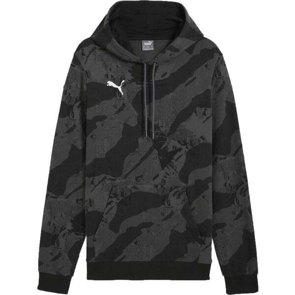 Puma Puma INDIVIDUAL LIGA CAMO HOODY Мъжки суитшърт, черно, размер