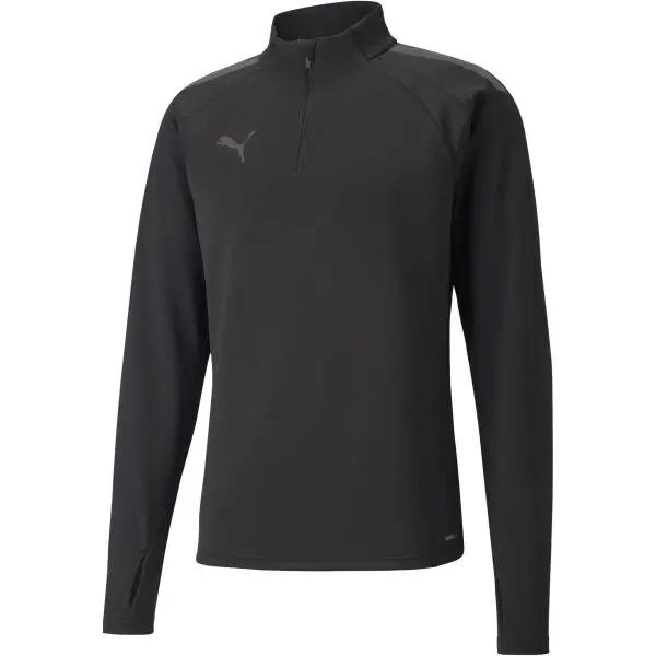 Puma Puma INDIVIDUALLIGA WARM 1 4 ZIP TOP Мъжки суитшърт, черно, размер