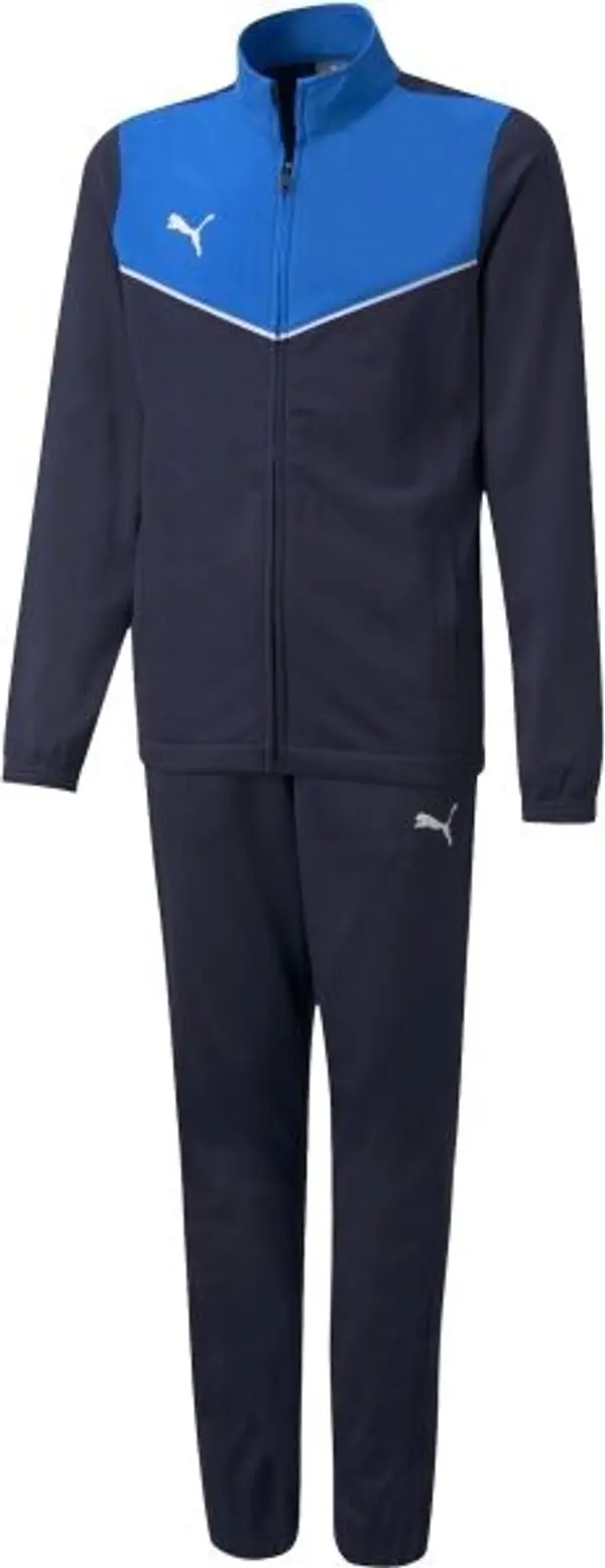 Puma Puma INDIVIDUALRISE TRACKSUIT JR Спортен комплект за момичета, тъмносин, размер