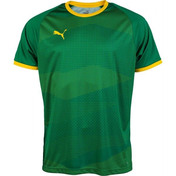 Puma Puma KC LIGA JERSEY GRAPHIC Мъжка футболна фланелка, зелено, размер