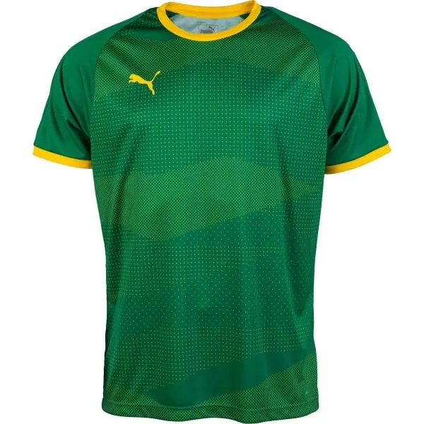 Puma Puma KC LIGA JERSEY GRAPHIC Мъжка футболна фланелка, зелено, размер