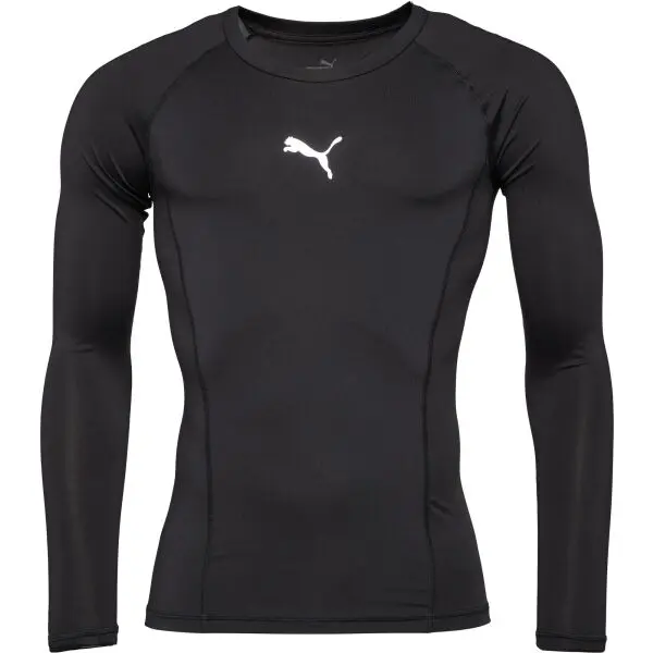 Puma Puma LIGA BASELAYER TEE LS Функционална мъжка  тениска, черно, размер