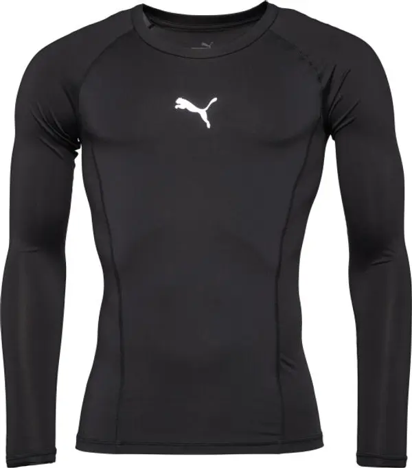 Puma Puma LIGA BASELAYER TEE LS Функционална мъжка  тениска, черно, размер XXL