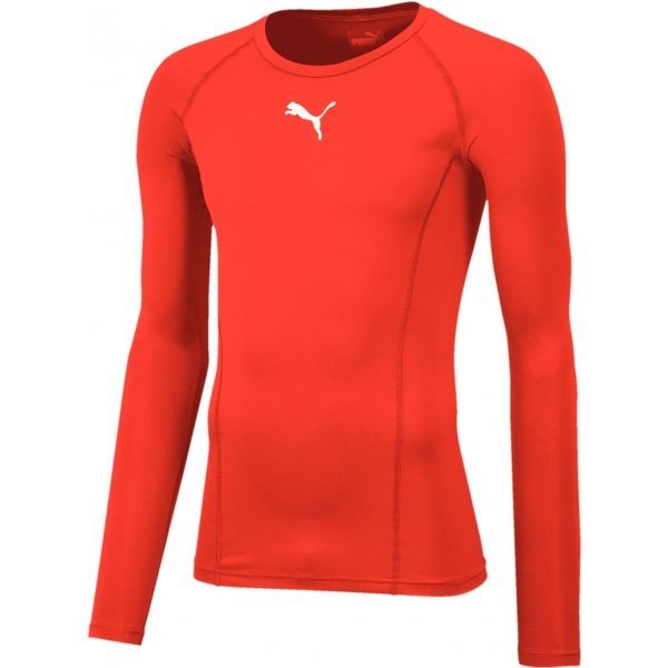 Puma Puma LIGA BASELAYER TEE LS Функционална мъжка  тениска, червено, размер