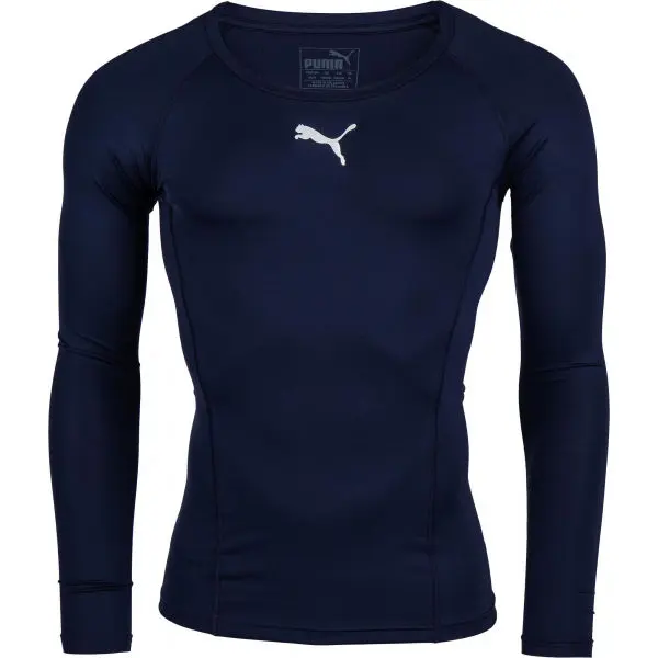 Puma Puma LIGA BASELAYER TEE LS Функционална мъжка  тениска, тъмносин, размер