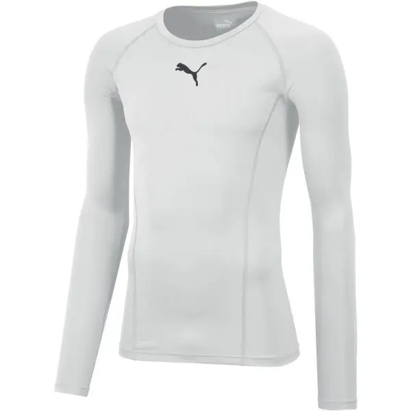 Puma Puma LIGA BASELAYER TEE LS JR Тениска за момчета, бяло, размер