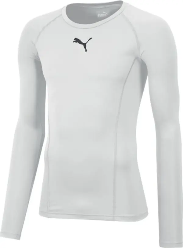 Puma Puma LIGA BASELAYER TEE LS JR Тениска за момчета, бяло, размер