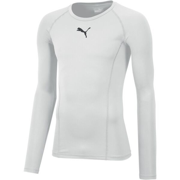 Puma Puma LIGA BASELAYER TEE LS JR Тениска за момчета, бяло, размер