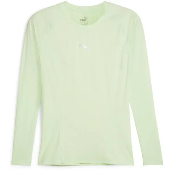 Puma Puma LIGA BASELAYER TEE LS Мъжка тениска, светло-зелено, размер