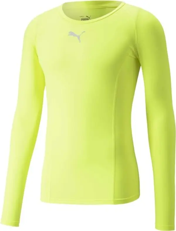 Puma Puma LIGA BASELAYER TEE LS Мъжка тениска, светлоотразителен неон, размер
