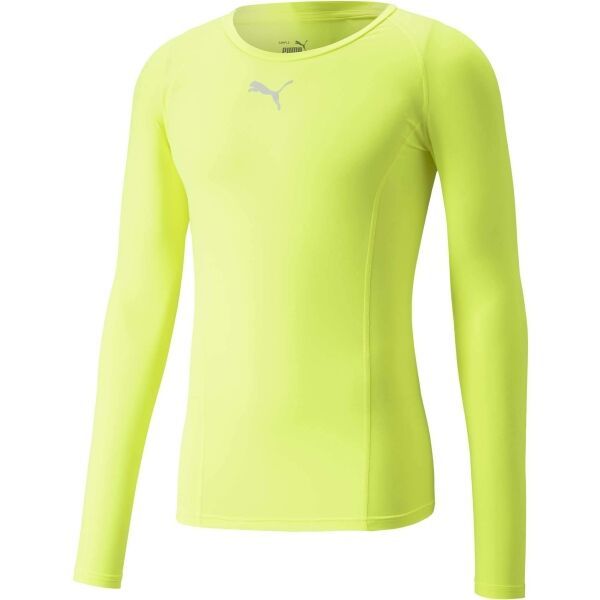 Puma Puma LIGA BASELAYER TEE LS Мъжка тениска, светлоотразителен неон, размер