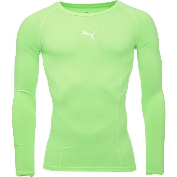 Puma Puma LIGA BASELAYER TEE LS Мъжка тениска, светлоотразителен неон, размер