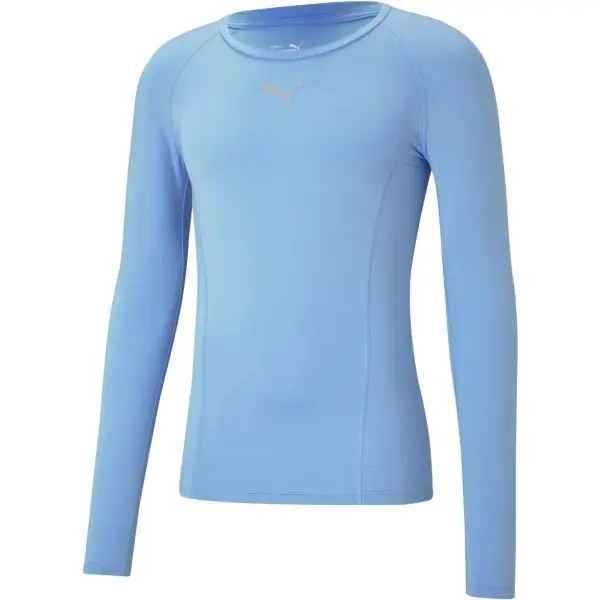 Puma Puma LIGA BASELAYER TEE LS Мъжка тениска, светлосиньо, размер