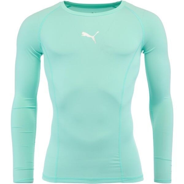 Puma Puma LIGA BASELAYER TEE LS Мъжка тениска, тюркоазено, размер