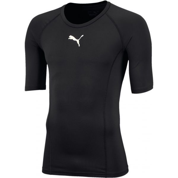 Puma Puma LIGA Baselayer Tee SS Jr Функционална тениска за момчета, черно, размер